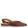 Manfield suède slingback loafers bruin