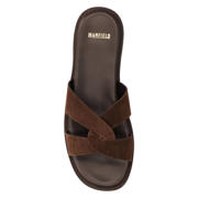 thumbnail: Manfield suède slippers bruin