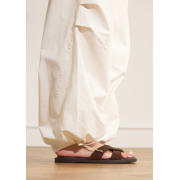thumbnail: Manfield suède slippers bruin