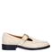Manfield leren loafers ecru