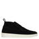 Manfield suede enkelboots zwart