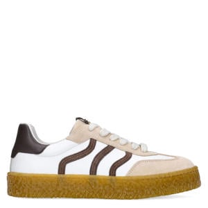 leren sneakers wit