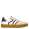No Stress leren sneakers wit