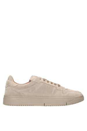 suède sneakers lichtgrijs