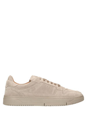 suède sneakers lichtgrijs