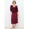 Caroll vest donkerrood gebreid
