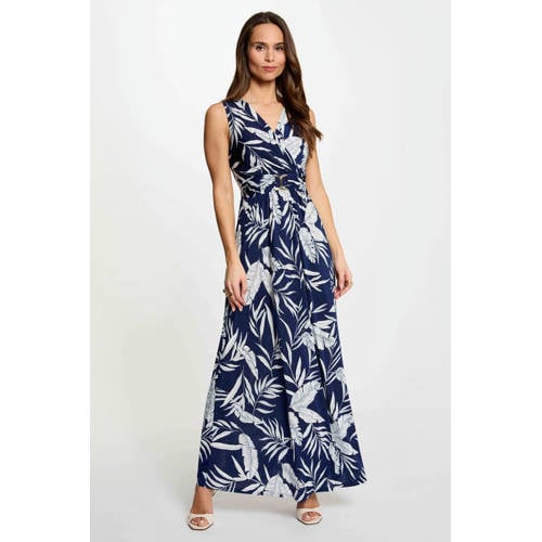 Morgan maxi jurk marineblauw afbeelding
