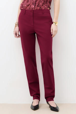 straight chino  donkerrood