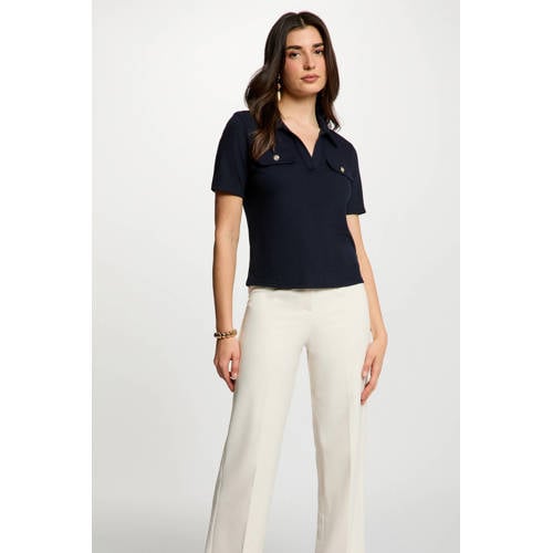 Morgan polo marineblauw afbeelding