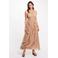 Morgan maxi jurk beige
