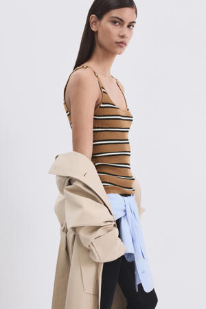 gestreepte top camel