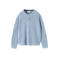 Mango Kids trui blauw grof gebreid