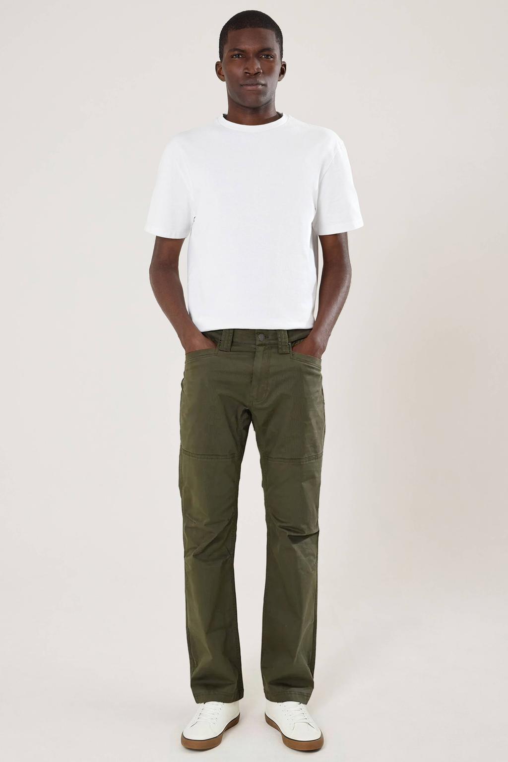 s.Oliver regular fit jeans donkergroen