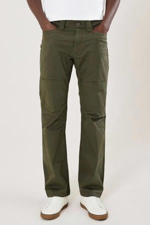 regular fit jeans donkergroen