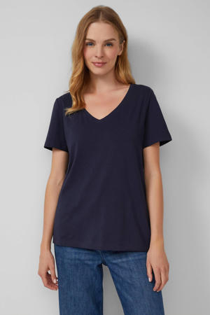 T-shirt marineblauw