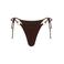 The Lola Club high leg strik bikinibroekje Josey bruin