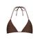 The Lola Club voorgevormde triangel bikinitop Jenna bruin