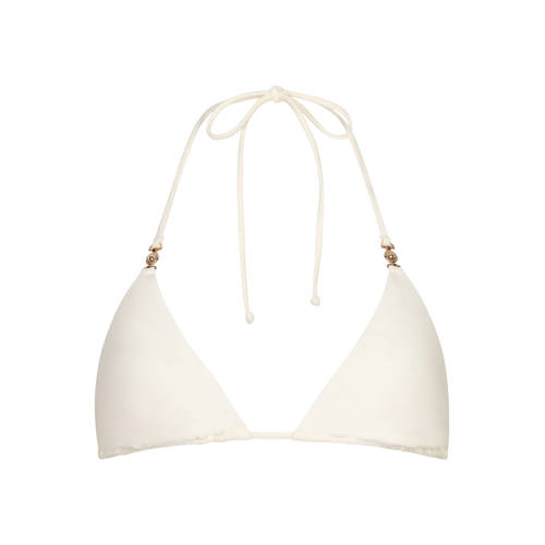 The Lola Club voorgevormde triangel bikinitop Jenna ecru afbeelding