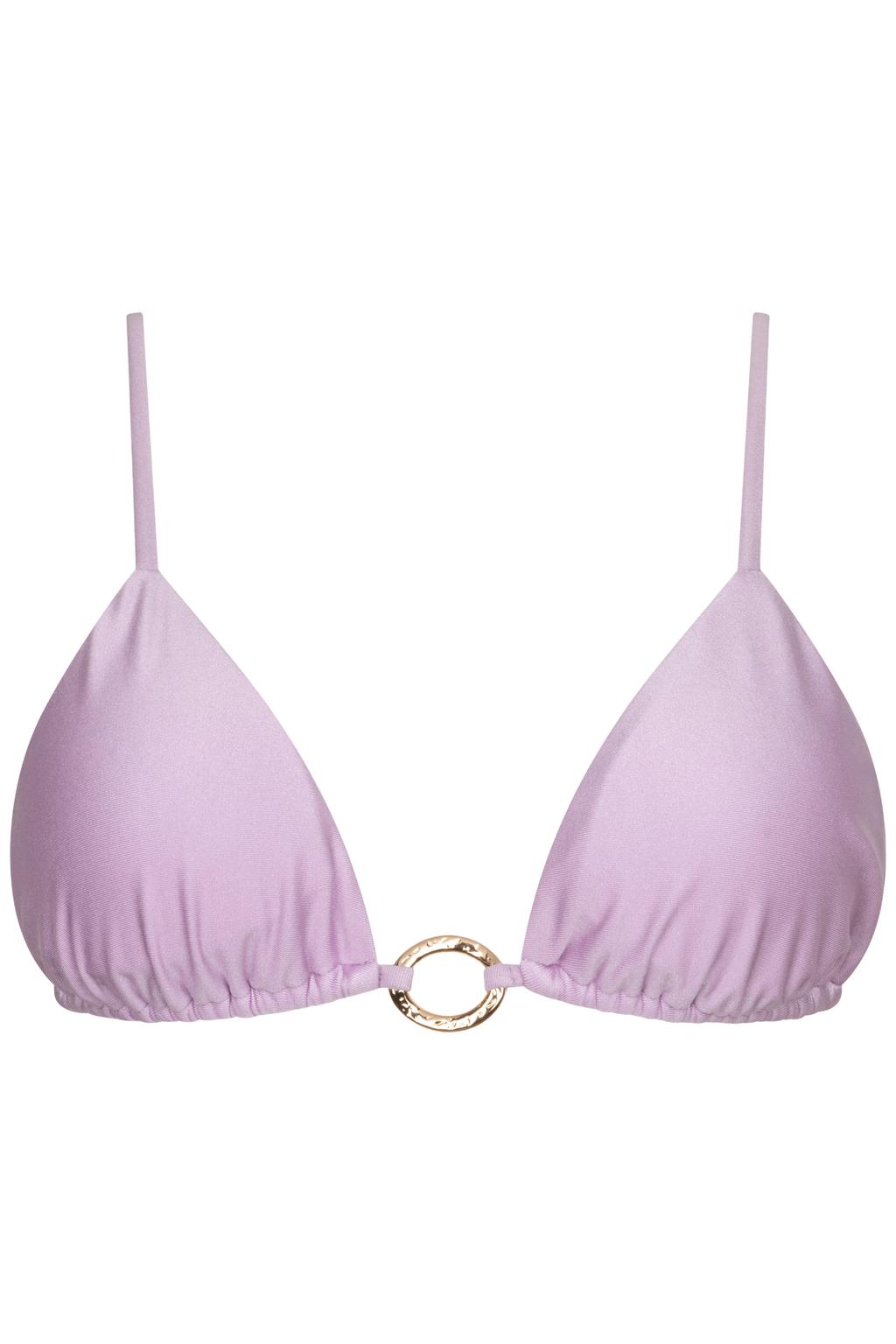 The Lola Club voorgevormde triangel bikinitop Josey roze