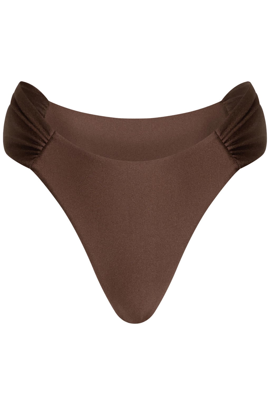 The Lola Club high leg bikinibroekje Lisa bruin