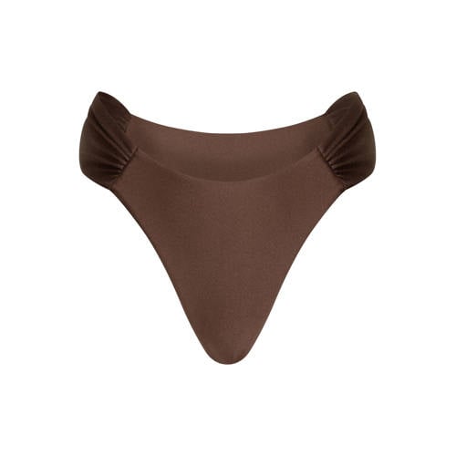 The Lola Club high leg bikinibroekje Lisa bruin afbeelding
