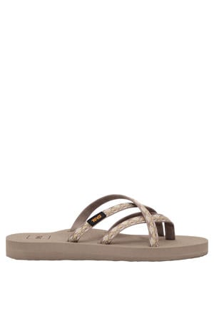 Olowahu teenslippers - taupe