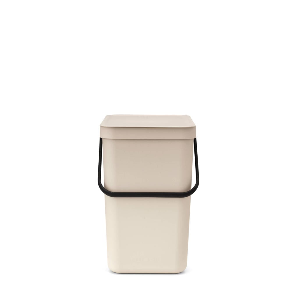 Brabantia Brabantia Sort & Go afvalemmer, 25 liter - Soft Beige