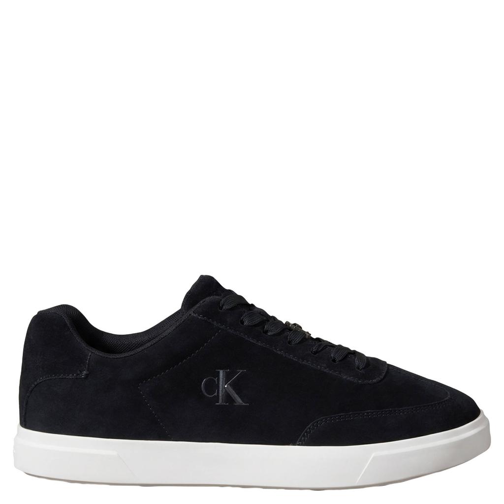 Zwarte heren Calvin Klein suède sneakers - met veters