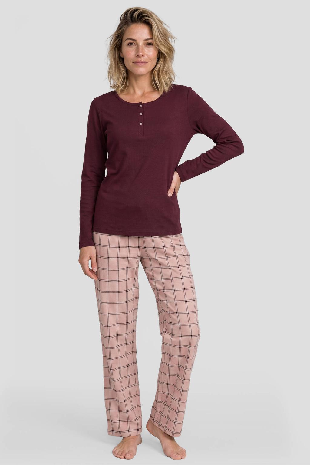 Dreamcovers pyjama set - bordeaux/oudroze