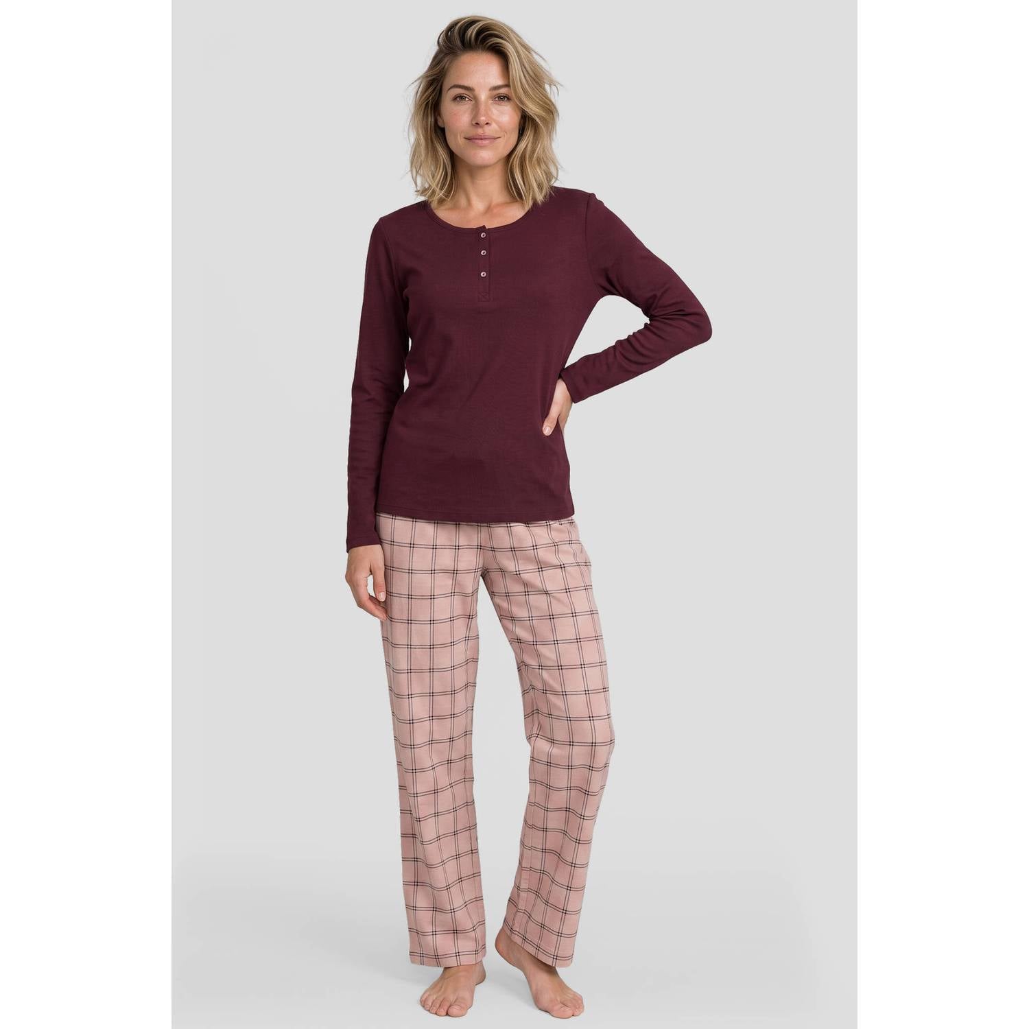 Dreamcovers pyjama set bordeaux oudroze