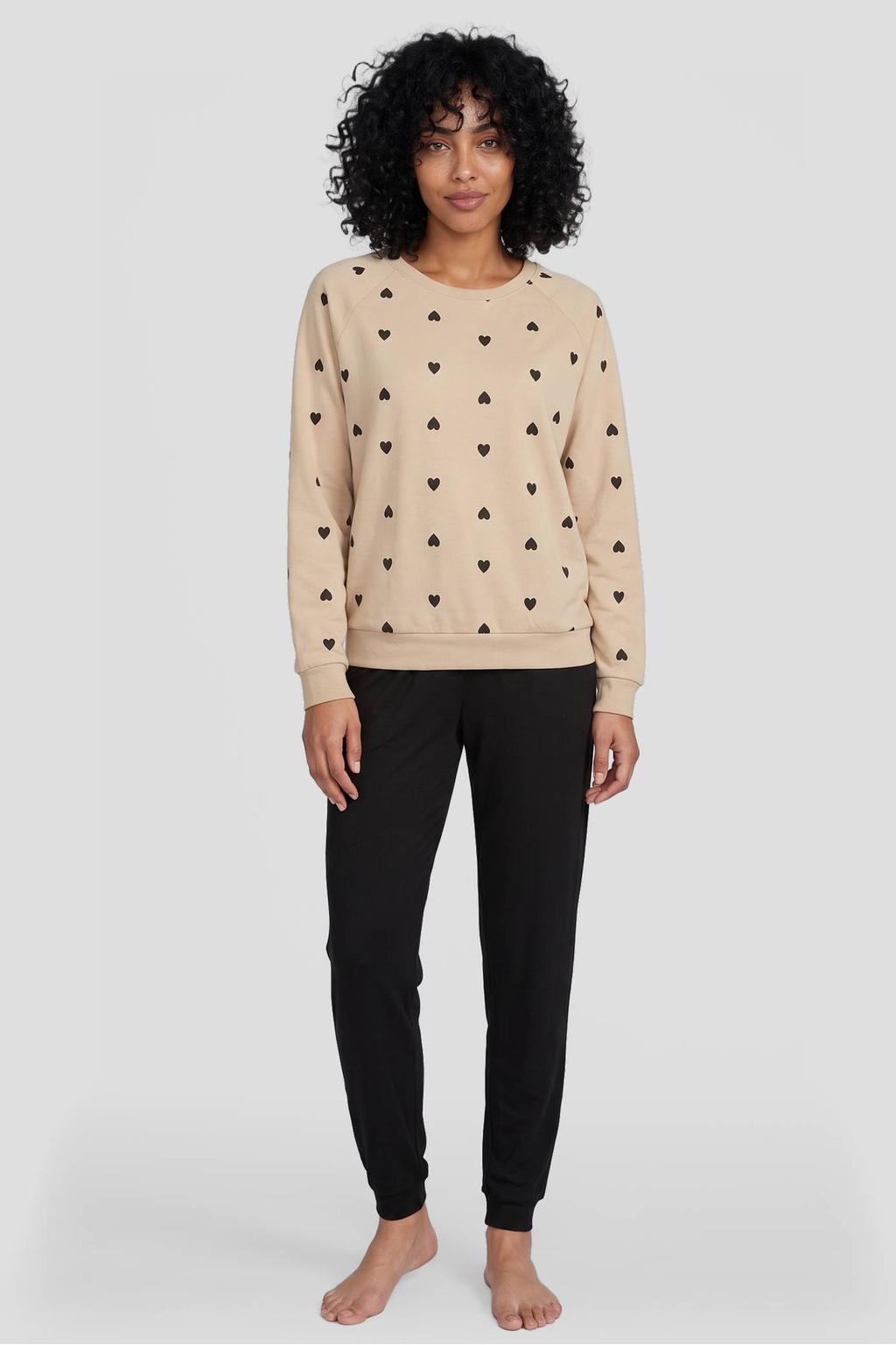 Dreamcovers pyjama set - beige/zwart