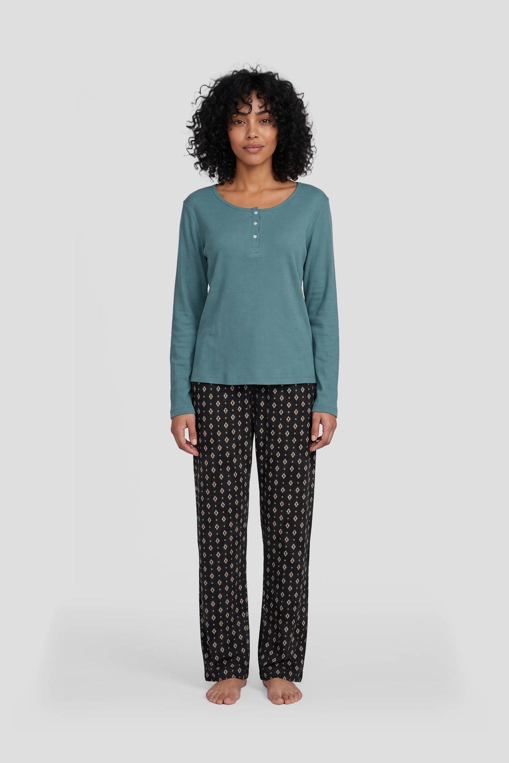 Dreamcovers pyjama set - petrol/zwart