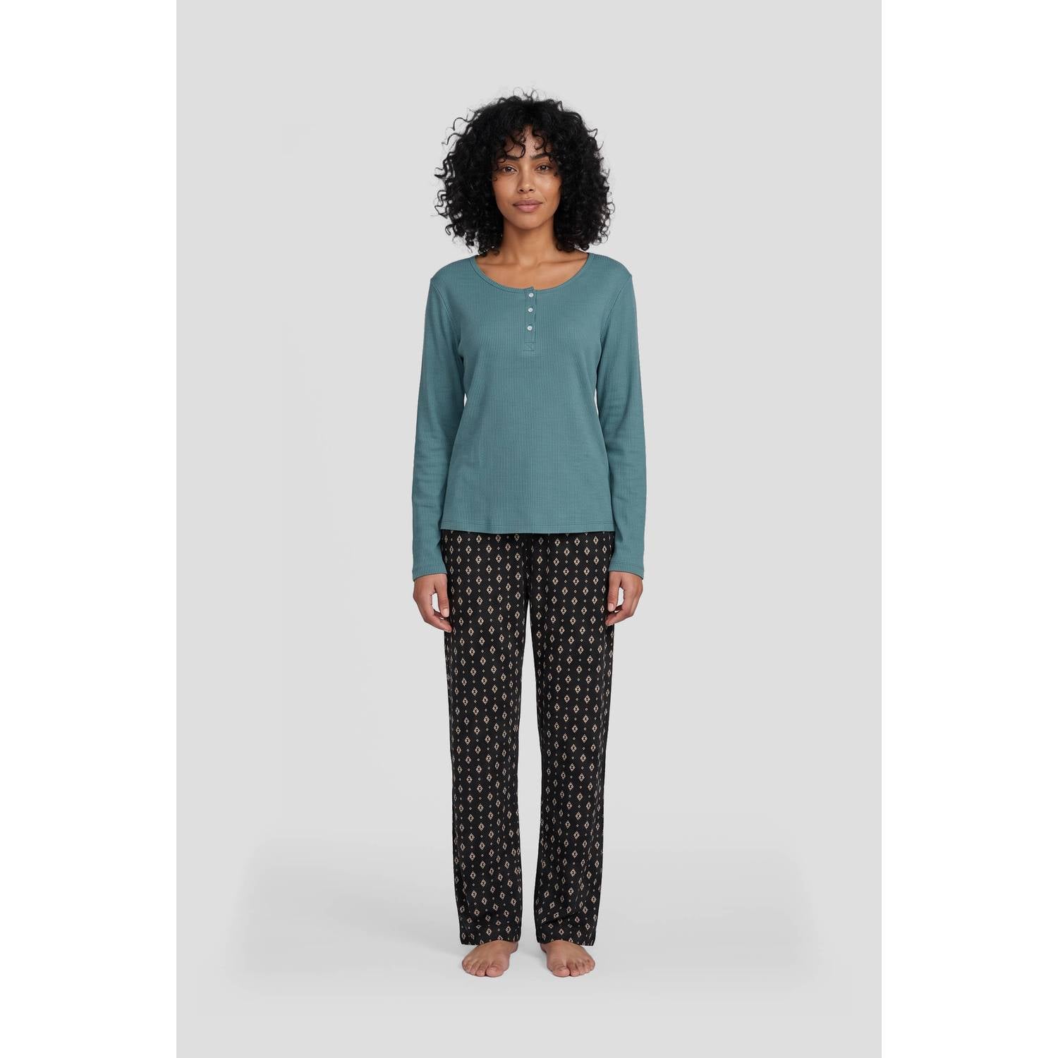 Dreamcovers pyjama set petrol zwart