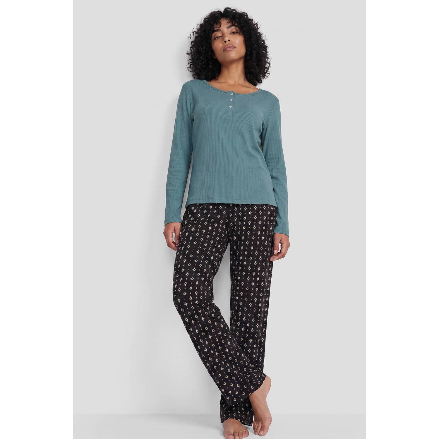 Dreamcovers pyjama set petrol zwart