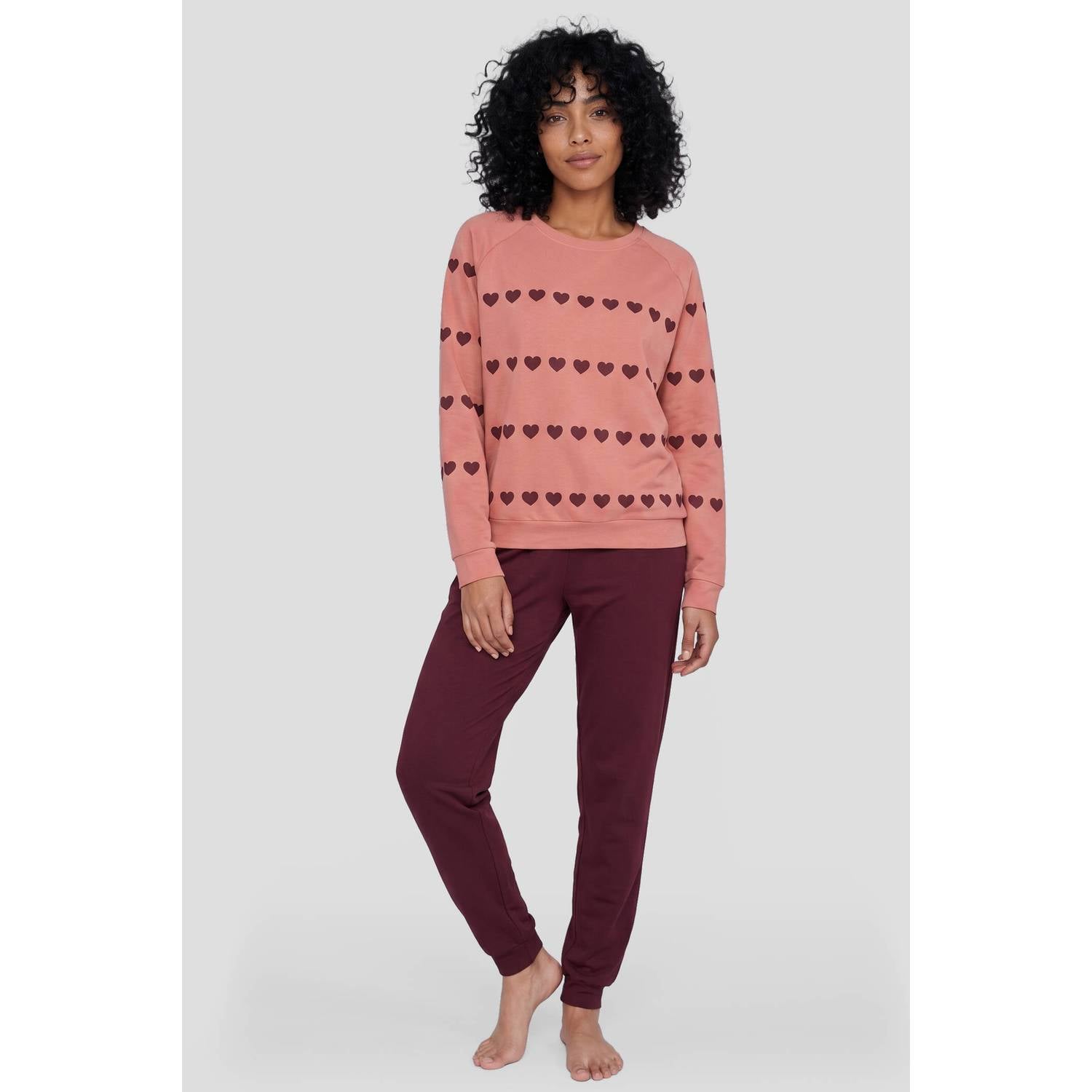 Dreamcovers pyjama set oudroze bordeaux