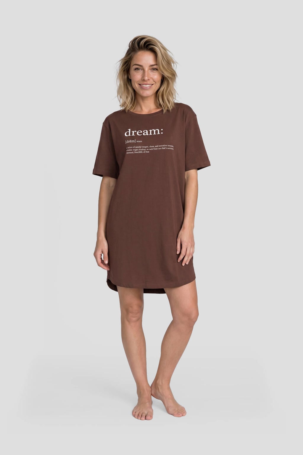 Dreamcovers nachthemd - bruin