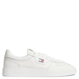 The Greenwich Edge leren sneakers met logo - wit
