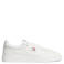 Tommy Jeans The Greenwich Edge leren sneakers met logo - wit