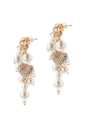 gold plated oorbellen Ultimate Pearl