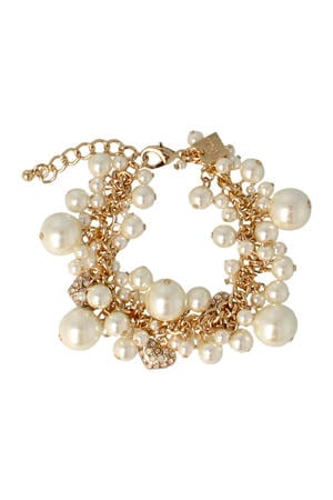 gold plated armband Ultimate Pearl goudkleurig