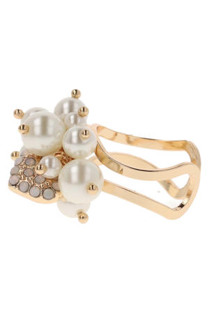 ring Ultimate Pearl goudkleurig