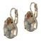 Otazu gold plated oorbellen met Swarovski kristallen Lacrima