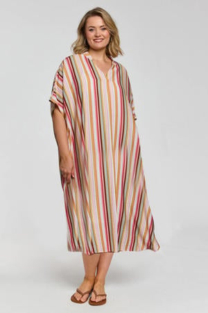 gestreepte tuniek lichtroze
