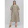 STUDIO zomerjurk met dierenprint beige