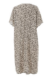 thumbnail: STUDIO zomerjurk met dierenprint beige