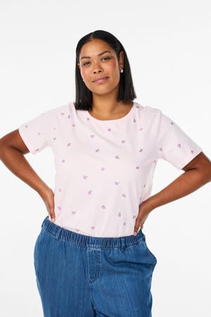 T-shirt met hartjes
