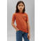 Calvin Klein T-shirt met logo - oranje