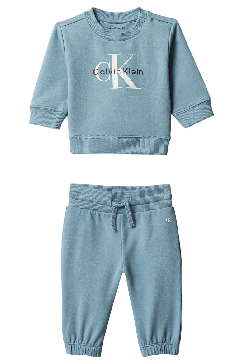 Calvin Klein sweater en broek set met logo - blauw
