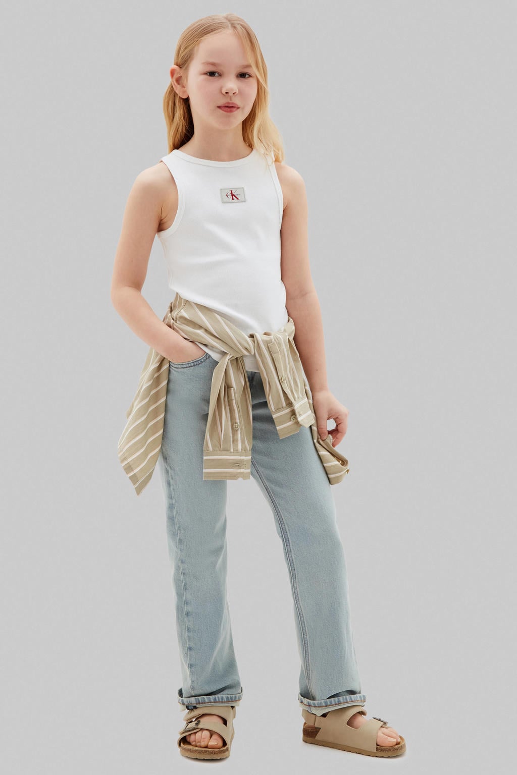 Calvin Klein straight leg jeans - lichtblauw