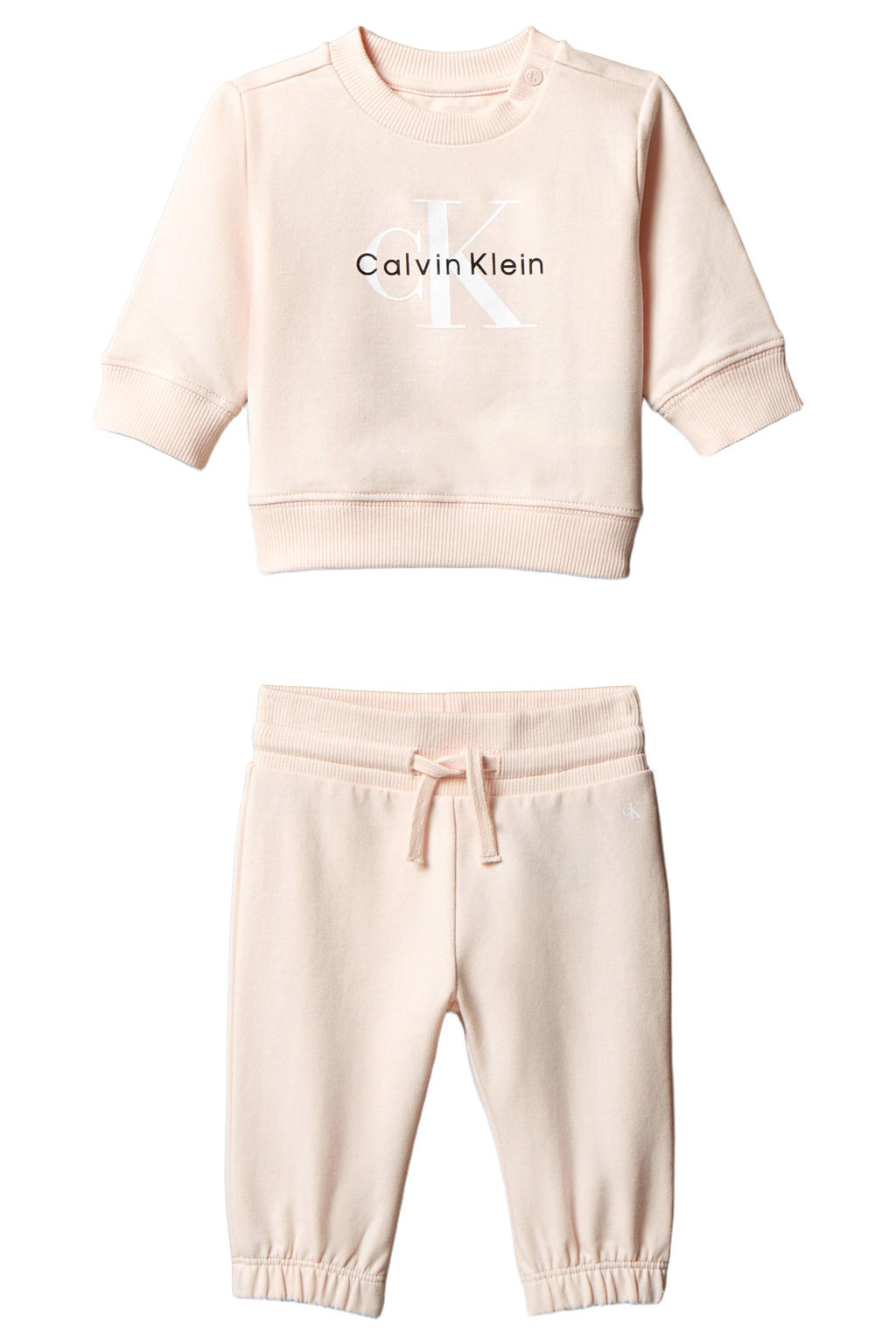 Calvin Klein set met logo - lichtroze